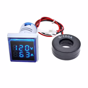 AC 50-380V 0-100A Square LED Digital Voltmeter Ammeter