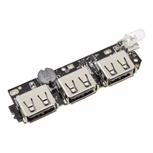 3 USB Power Bank Battery Charger Module Circuit Board Step Up Boost DIY 5V 2.1A