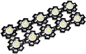 Super Bright  3Watt SMD  LED Diode Bulb Lamp with Heatsink Color White